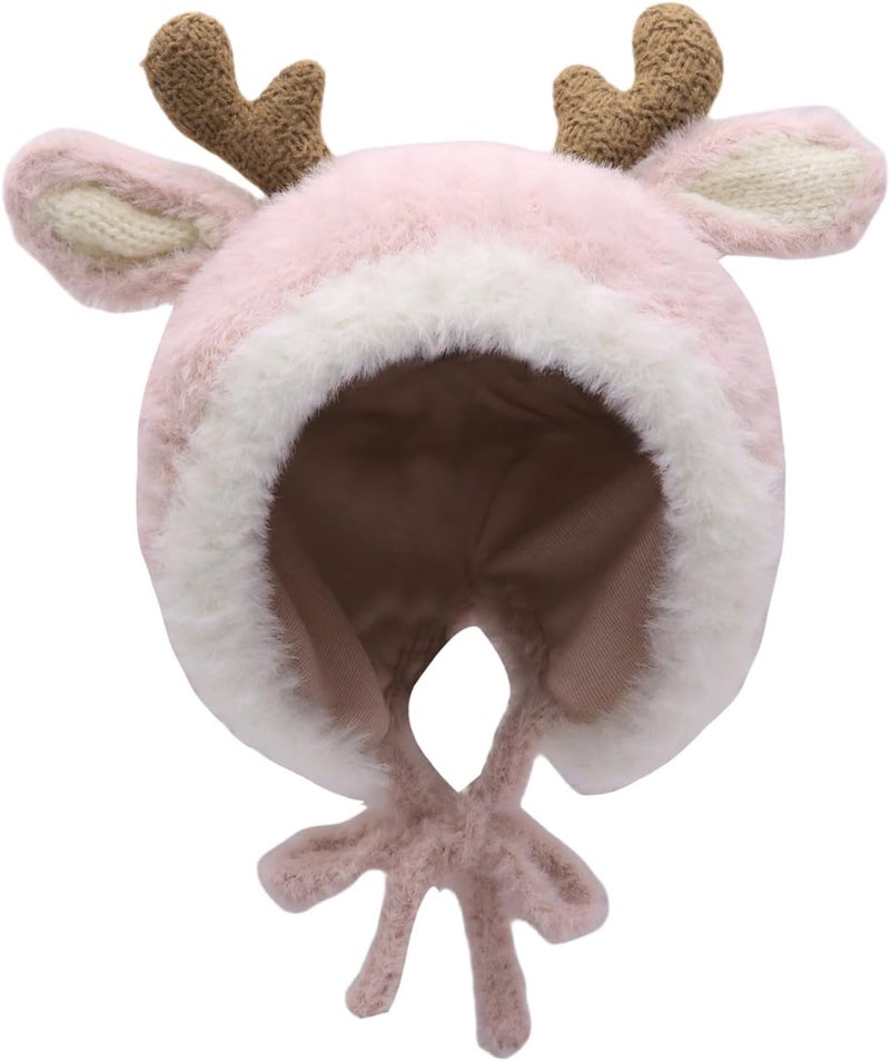 MINGSEECESS Kids Knitted Beanie Hat Cute Frog Cartoon Winter Warmer Cap with Big Eyes for Baby Boys Girls - Image 1
